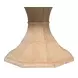 Giselle Jupe Bleached Oak 71" Extendable Round Dining Table