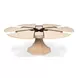 Giselle Jupe Bleached Oak 71" Extendable Round Dining Table