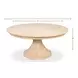 Giselle Jupe Bleached Oak 71" Extendable Round Dining Table