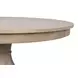Giselle Jupe Moonskin 71" Extendable Round Dining Table