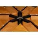Giselle Jupe Tobacco Brown 71" Extendable Round Dining Table