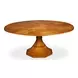 Giselle Jupe Tobacco Brown 71" Extendable Round Dining Table