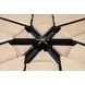 Giselle Jupe Bleached Oak 86" Extendable Round Dining Table