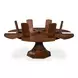 Giselle Jupe Palladio 86" Extendable Round Dining Table