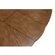 Tower Jupe Light Mink and Dark Hammered 71" Extendable Round Dining Table