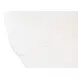 Tower Jupe White and Hammered Iron 71" Extendable Round Dining Table