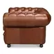 Savile Marseile Dark Brown Leather Living Room Set