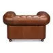 Savile Marseile Dark Brown Leather Living Room Set