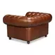 Savile Marseile Dark Brown Leather Living Room Set