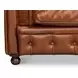 Savile Marseile Dark Brown Leather 103" Sofa