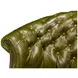 Bastian Britain Green Leather Upholstered Armchair