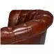 Bastian Newark Brown Leather Upholstered Armchair