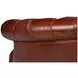 Bastian Newark Brown Leather Upholstered Armchair