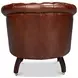 Bastian Newark Brown Leather Upholstered Armchair