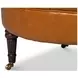 Bastian Tan Brown Leather Upholstered Armchair