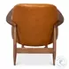 Pindar New Tan Leather Arm Chair