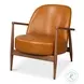 Pindar New Tan Leather Arm Chair