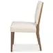Bauhaus Beige Light Oak Upholstered Dining Chair Set of 2