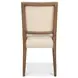 Bauhaus Beige Light Oak Upholstered Dining Chair Set of 2