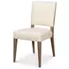 Bauhaus Beige Light Oak Upholstered Dining Chair Set of 2
