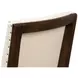 Bauhaus Beige Dark Oak Upholstered Dining Chair Set of 2