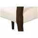 Bauhaus Beige Dark Oak Upholstered Dining Chair Set of 2