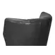 Alastair Portland Gray Leather Upholstered Accent Chair