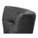 Alastair Portland Gray Leather Upholstered Accent Chair