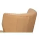 Alastair Westbury Brown Leather Upholstered Accent Chair