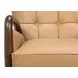 Alastair Westbury Brown Leather Upholstered Accent Chair
