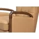 Alastair Westbury Brown Leather Upholstered Accent Chair