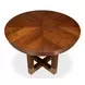 Brooklyn Jupe Walnut 56" Extendable Round Dining Table