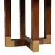 Brooklyn Jupe Walnut 56" Extendable Round Dining Table