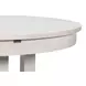 Brooklyn Jupe White 56" Extendable Round Dining Table