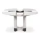 Brooklyn Jupe White 56" Extendable Round Dining Table