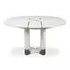Brooklyn Jupe White 56" Extendable Round Dining Table