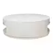 Vero White Round Cocktail Table