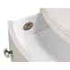 Vero White Round Cocktail Table