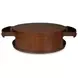 Vero Brown Round Cocktail Table
