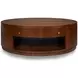 Vero Brown Round Cocktail Table