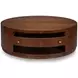 Vero Brown Round Cocktail Table
