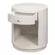 Vero White Round Occasional Table Set