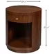 Vero Brown Round Side Table