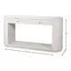 Vero White Rectangular Console Table