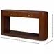 Vero Brown Rectangular Console Table