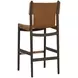 Argus Nubuck Caramel Leather Upholstered Bar Stool