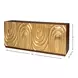 Capriole Gold Leaf 4 Doors Credenza