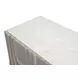 Capriole Silver Leaf 4 Doors Credenza