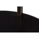 Golden Rim Ebony Round Side Table