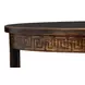 Golden Rim Ebony Round Side Table